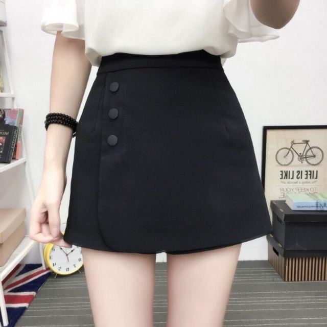 Quần giả váy jean dáng ngắn Belle cho nữ - Màu xanh/đen - vuver.vn | Shopee  Việt Nam