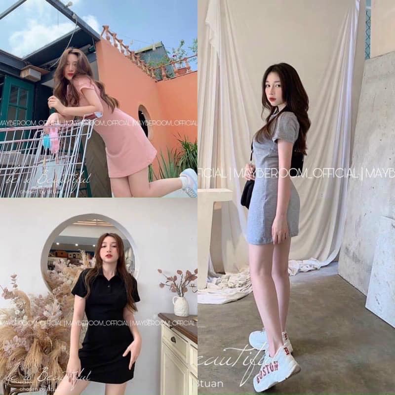 Váy Suông Đầm Suông VỊT TAY HẾN From Rộng Dáng Dài Chất Cotton - MixASale