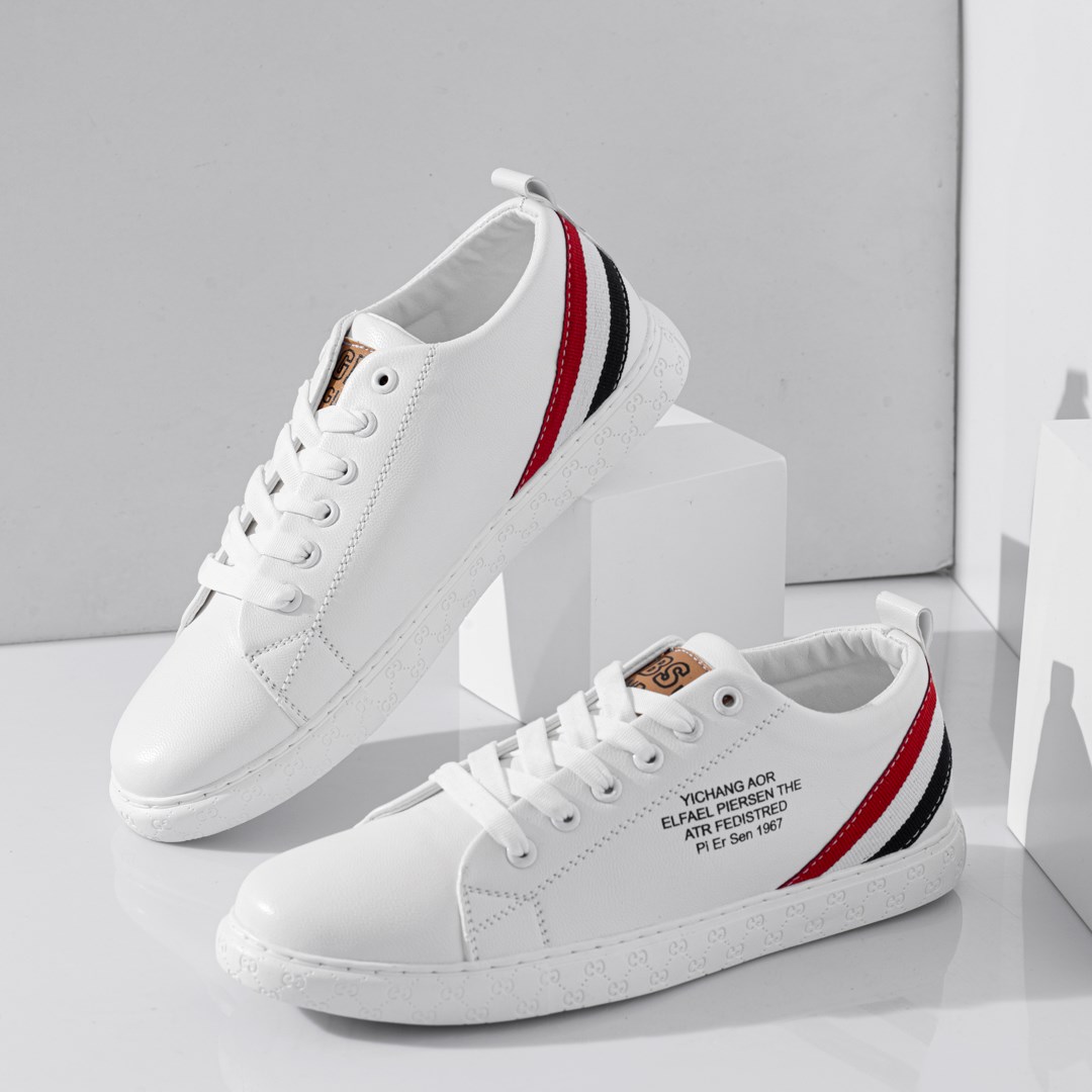 Giày nam thể thao sneaker lacoza trắng đẹp cho học sinh đi học đi ...