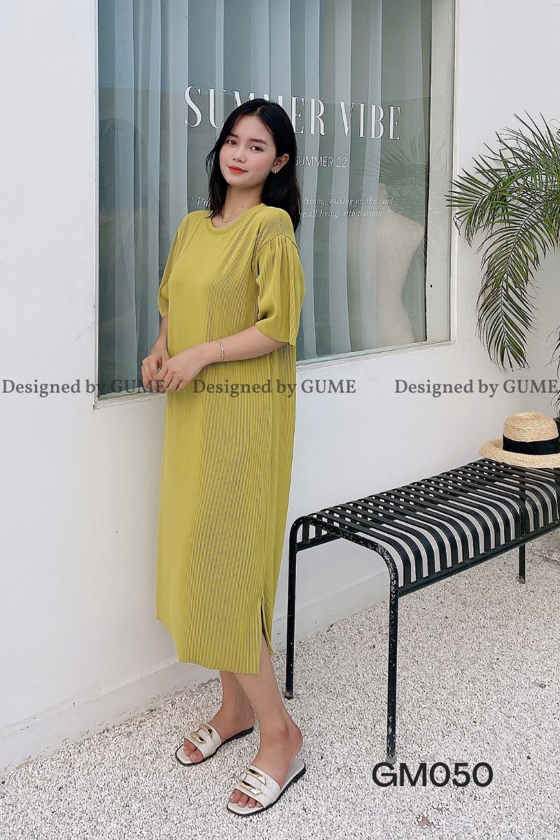 Váy Len Dáng Dài Suông - Luxe Lizzy