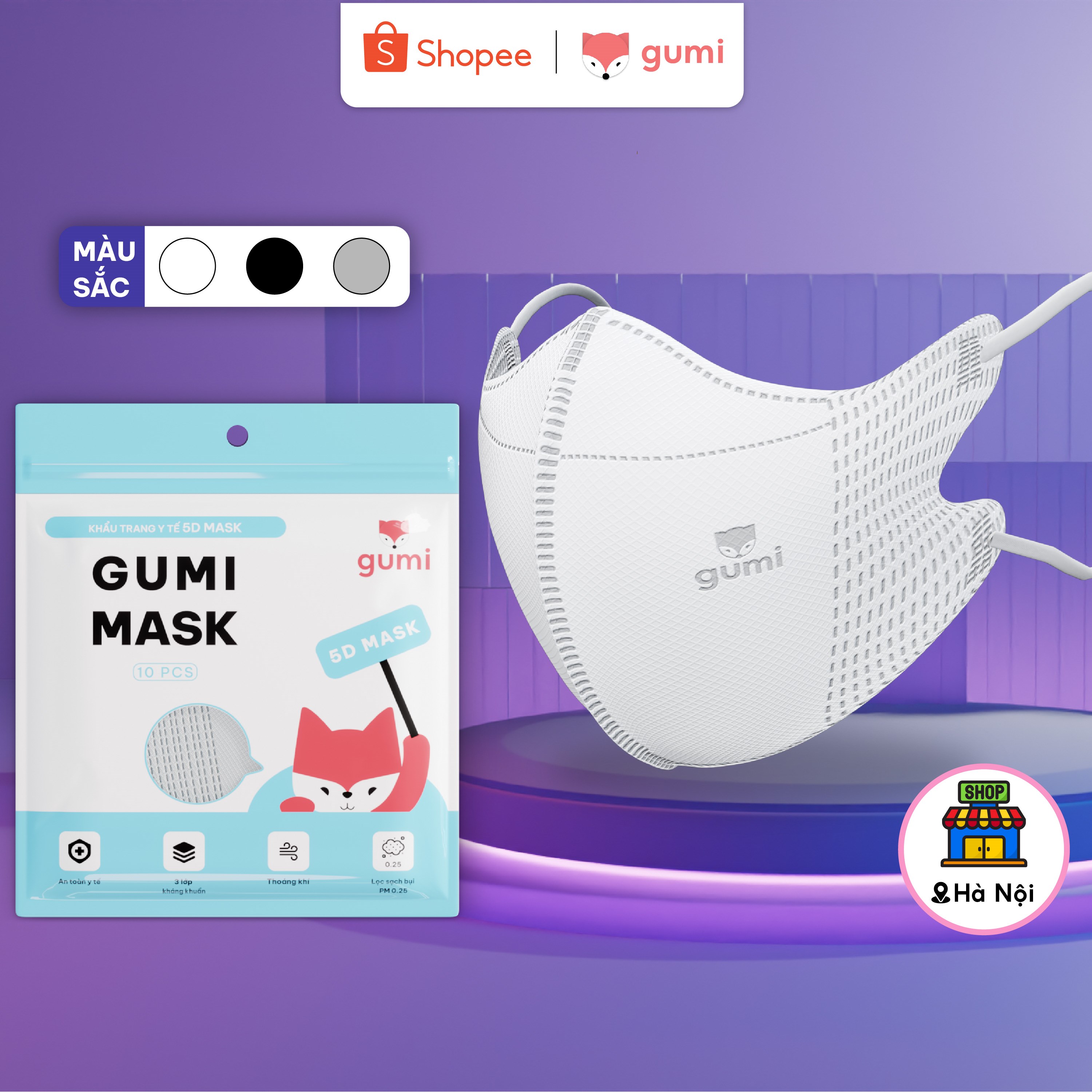 Mua khẩu trang Gumi trực tuyến qua Shopee có an toàn không?
